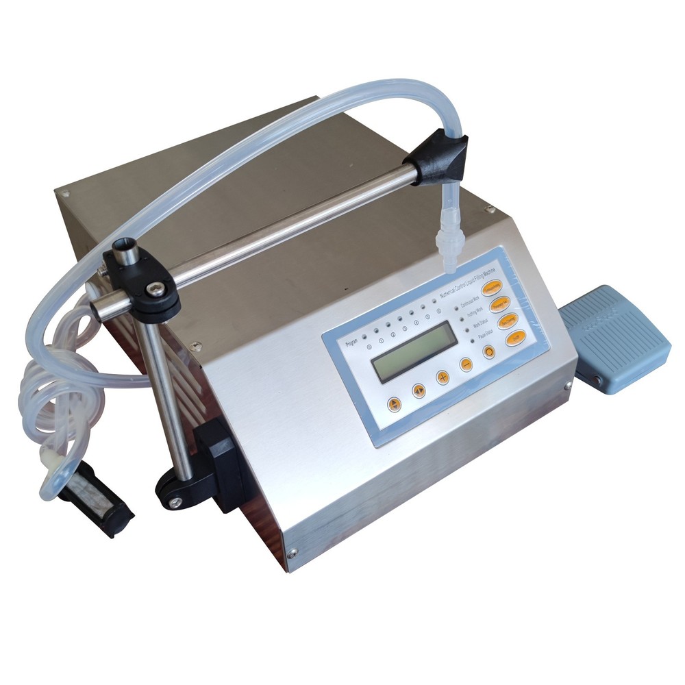 Semi-Automatic Liquid Filling Machine Automatic Counting LCD Display 110V