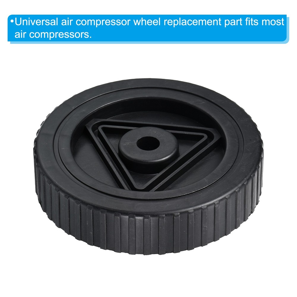 4.7" 2 Pack Universal Air Compressor Wheel with 0.5" Dia. Hole