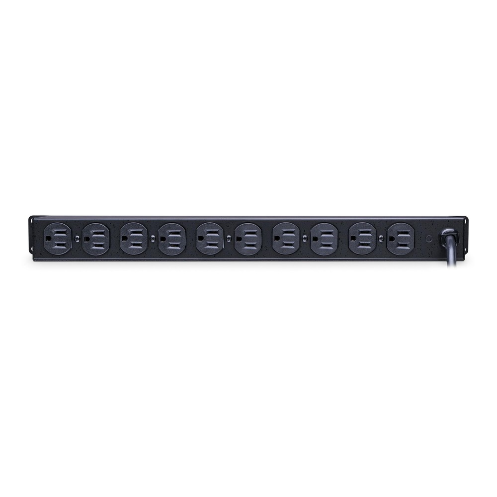 Basic PDU 100-125V 15A, 10 Outlets, 15ft Cord, 1U Rackmount
