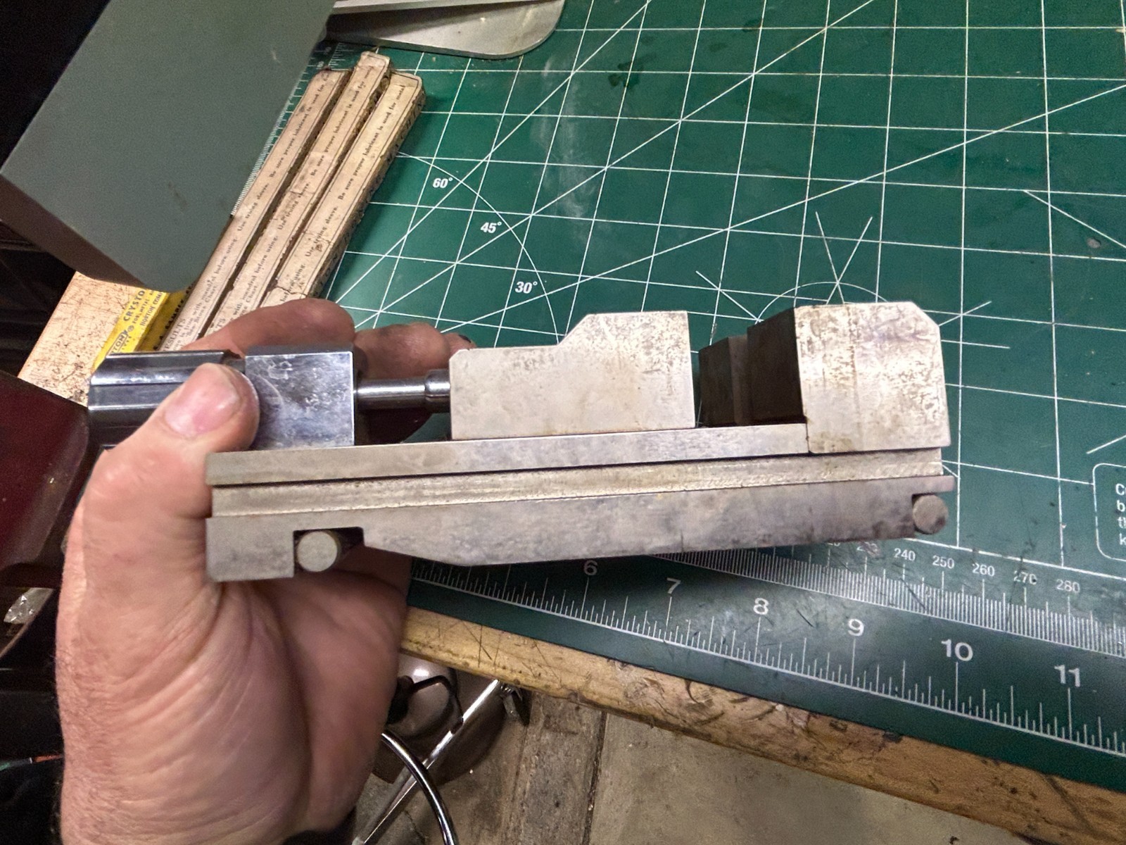 MACHINIST HmSh LATHE MILL 2 1/2" Tool Makers Precision Sine Vise Grinding