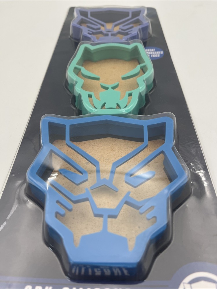 WAKANDA FOREVER (3 Pack) Silicone Breakfast Molds Pancakes & Eggs