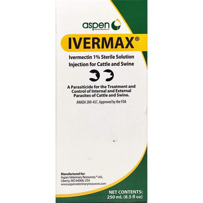 Ivermax Injectable 250ml for cattle and swine