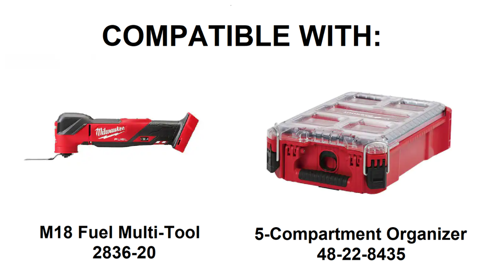 Milwaukee Packout Insert for M18 Fuel Multi-tool (Insert Only)