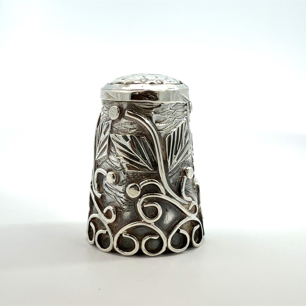 Mexico 925 Sterling Silver Thimble Size 8