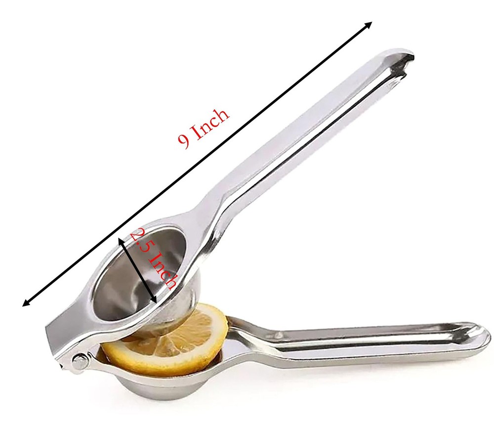 Stainless Steel Manual Juicer Handheld Press Lemon Lime Squeezer for Kitchen