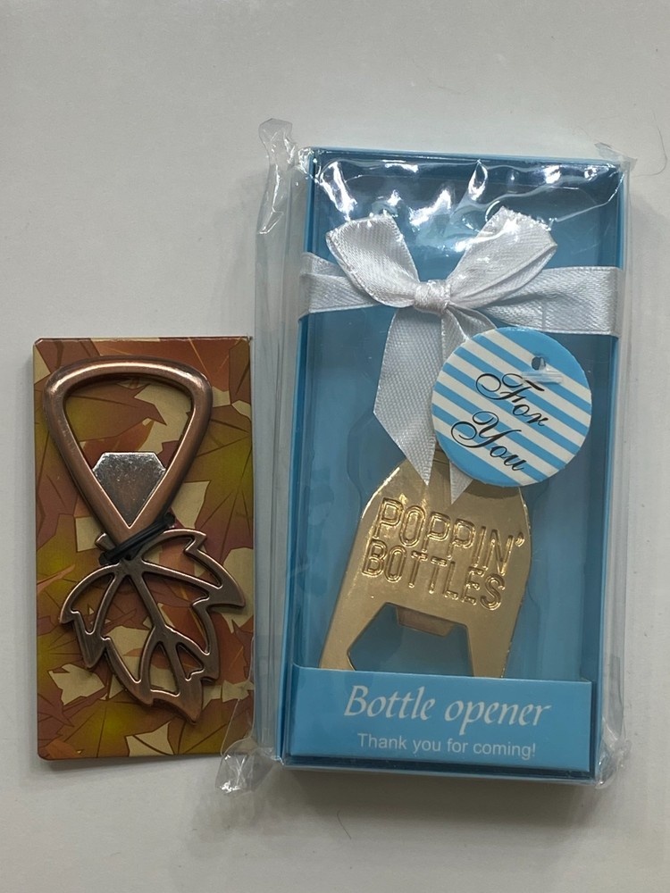 Maple Leaf & Baby Bottle "POPPIN' BOTTLES" Bottle Openers NIOP