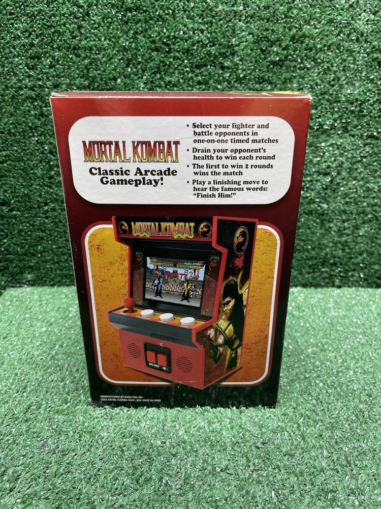 Mortal Combat Classic Mini Arcade Classics Basic Fun 90’s Video Game WB New.