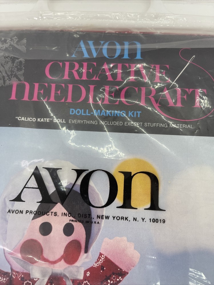 Avon Creative Needlecraft Doll Making Kit Calico Kate