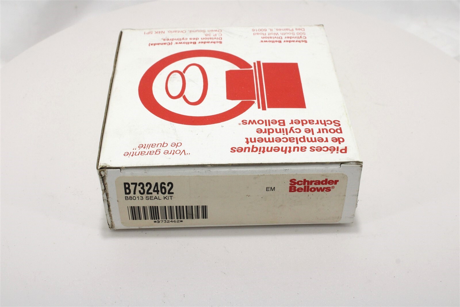 Parker Schrader Bellows B732462 B8013 Air Motor Seal Repair Kit