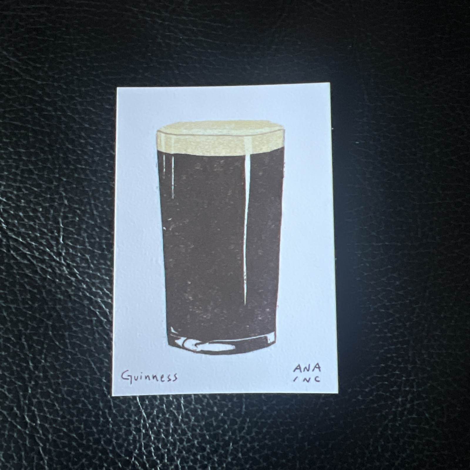 Anastasia Inciardi Mini Print - Guinness (LIMITED EDITION)