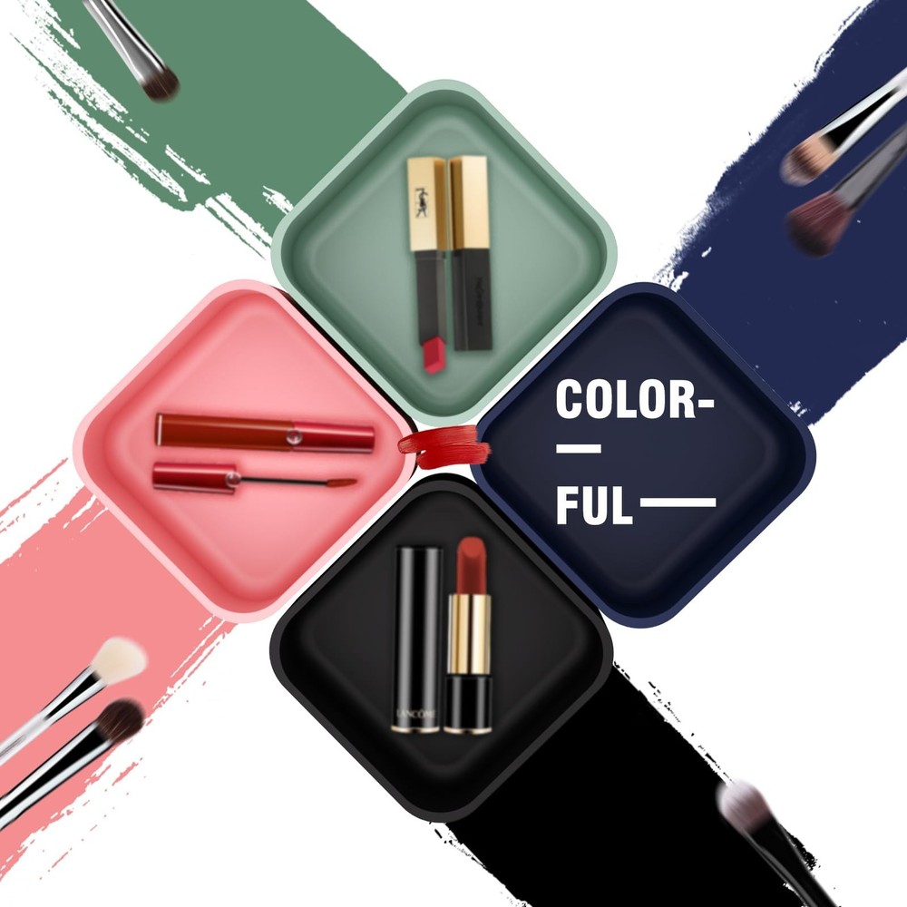 11-Piece Stackable Drawer Organizer Set, Multi-size Desk Drawer Organizer Tra...