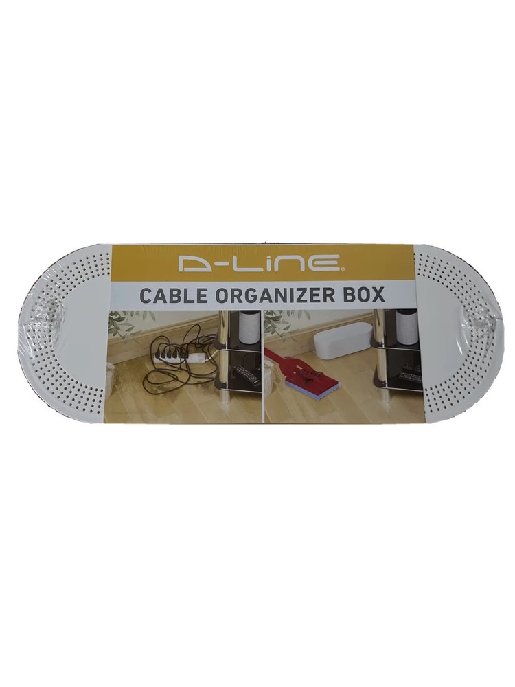 Cable Organizer / Cable Management Box (White)