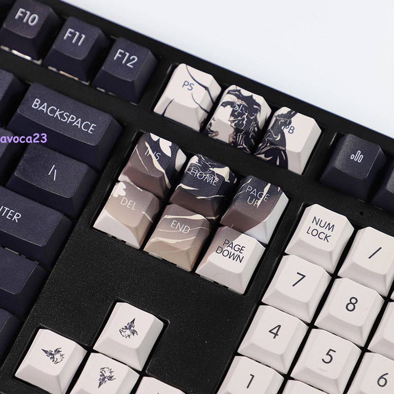 Final Fantasy 14 PBT Keycap Peripheral Simple Mechanical Keyboard PS Bluetooth