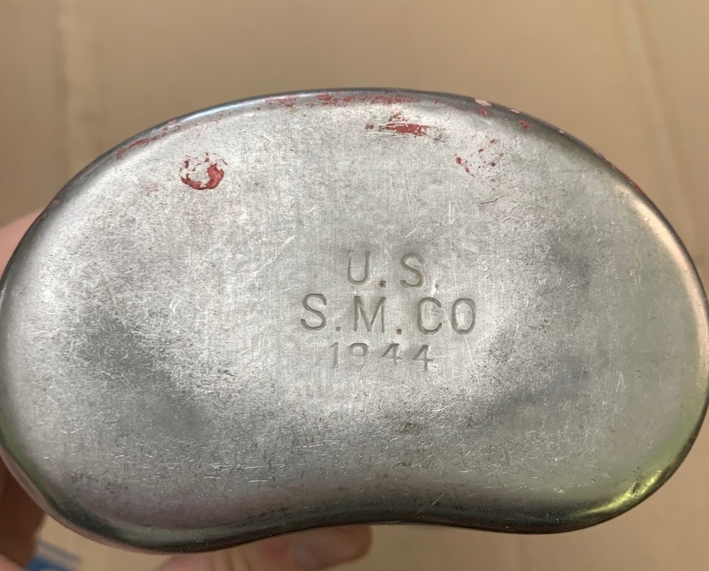 Original WWII US Military Canteen 1944 Dated