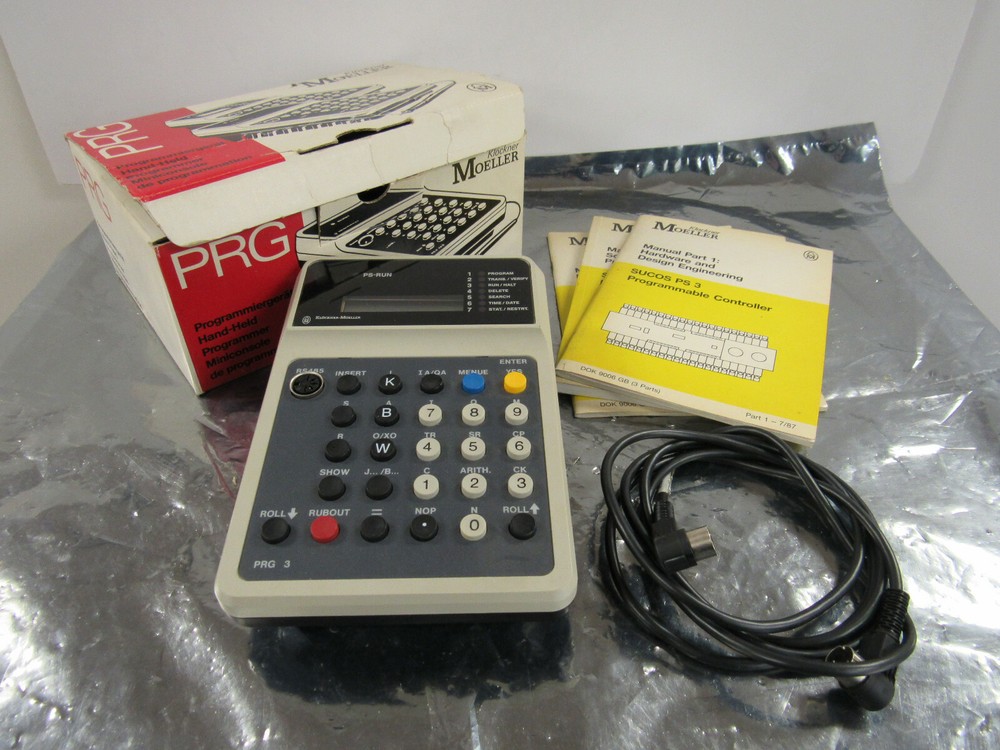 KLOCKNER MOELLER PRG3S HAND HELD PROGRAMMER (MINOR SCUFFS ON SCREEN) *NIB*