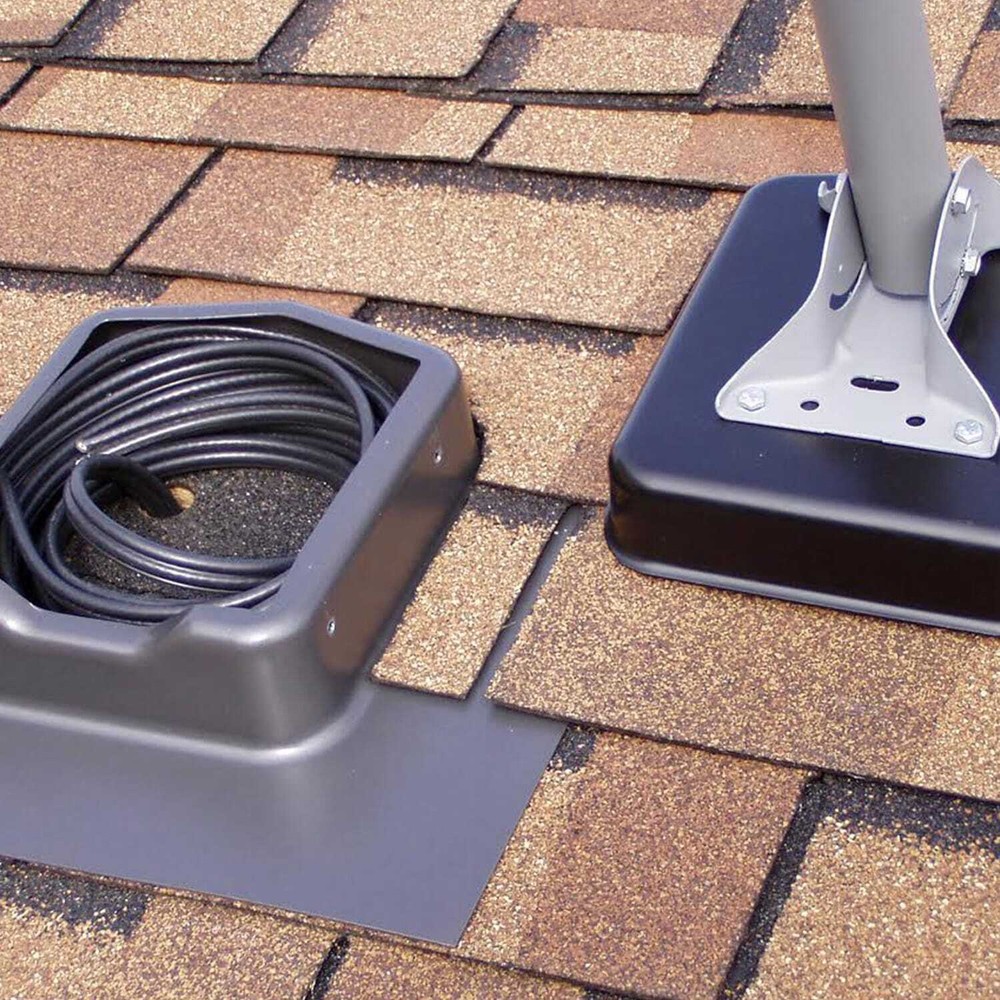 Commdeck Antenna Mounting System, Black (Commdeck 0170 BLK)