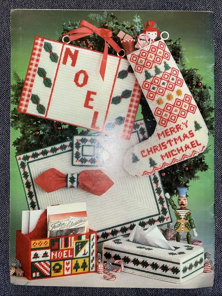 Vintage More Christmas Projects for Plastic Canvas pattern booklet