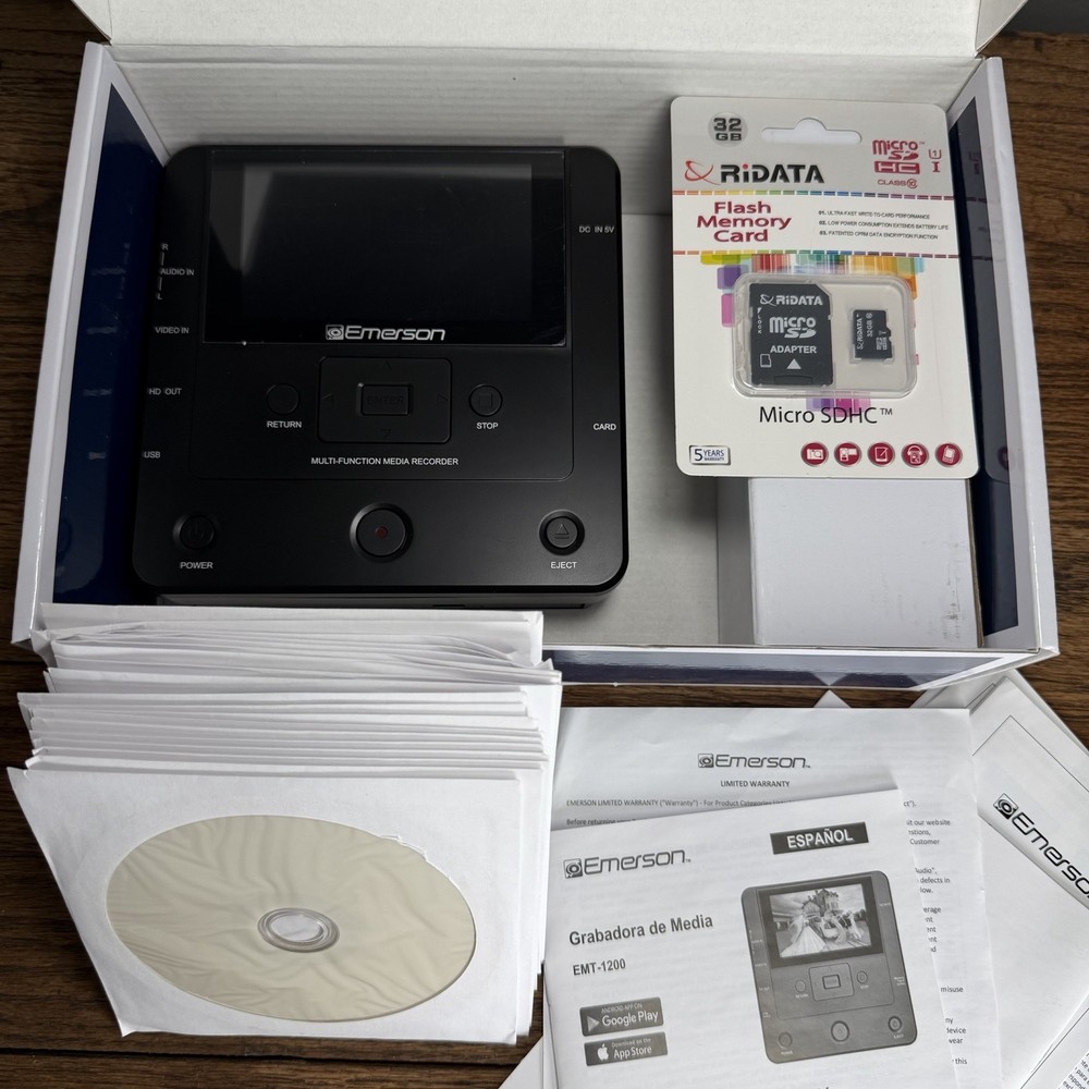 Emerson EMT-1200-Multi Function Media Recorder with LCD Screen Complete With Box