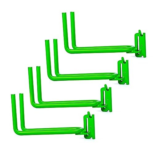 4-Pack E-Track Heavy Duty Shovel/Tool Hanger, E Track Hooks for Tools, 4 Pack