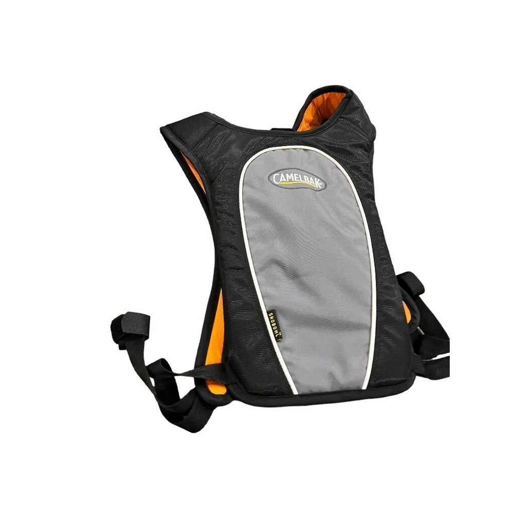 Camelback Snobowl Hydration Backpack No Bladder Orange Gray Black EUC