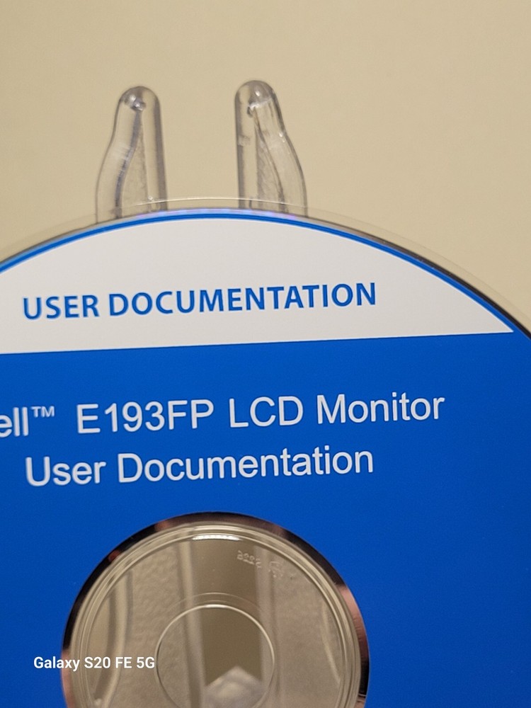 Drivers and User Documentation for Dell E193FP LCD Monitor DISK ONLY