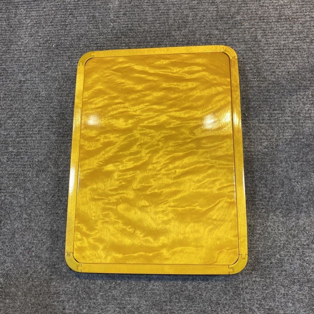 Big Leaf Phoebe Wooden Tray Water Ripple Pattern Solid Wood Tea Serving Platter