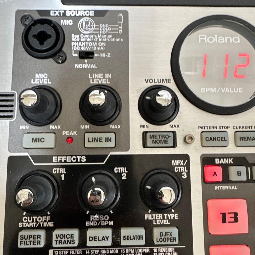 Roland SP-555 Digital DJ Turntable Creative Sampler Good GP