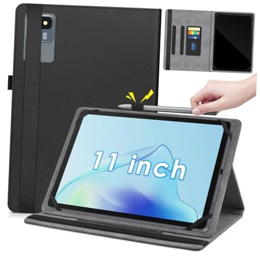 Universal 11 inch Tablet Case, Leather Protective Cover for 11 Inch Android