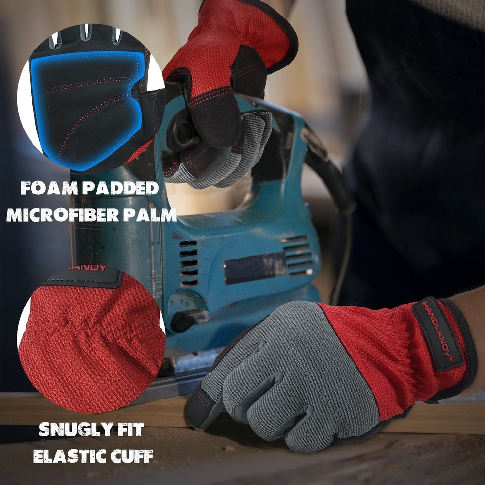 HANDLANDY Utility Mechanic Working Gloves