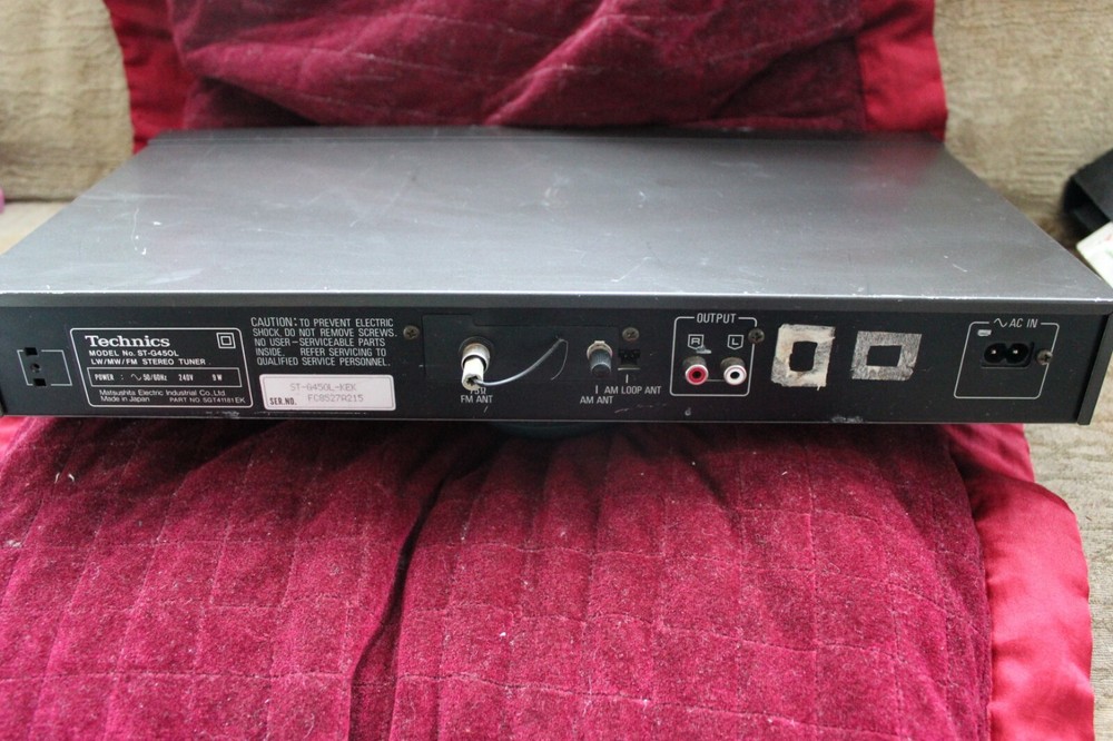 Vintage Technics ST-G450L Quartz Stereo Tuner