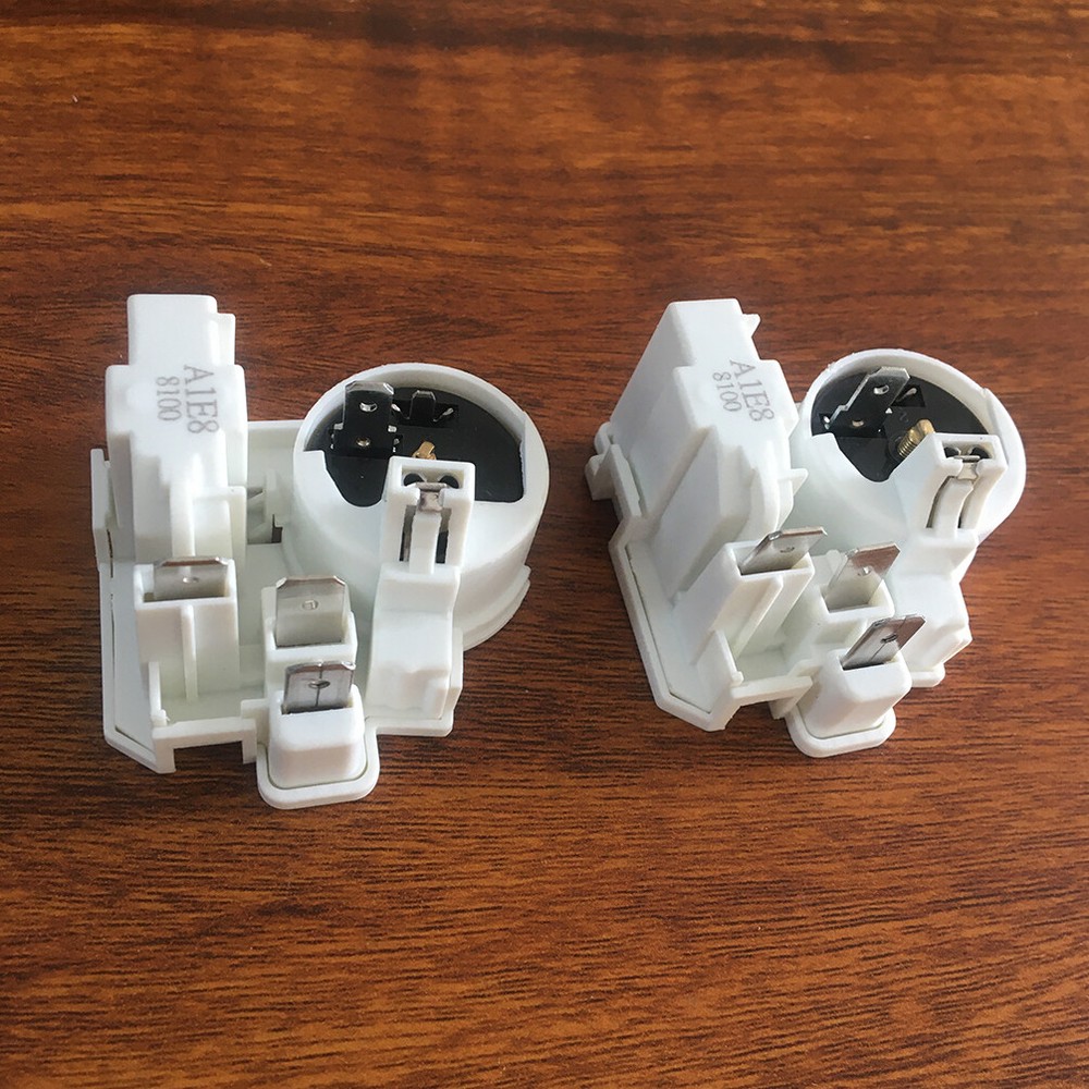 2PCS A1E8 8100 3Pin Universal Fridge Over-Load Protector+PTC Start