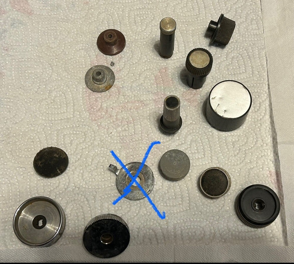 Vintage Radio and Stereo Knobs, Buttons, Knobs