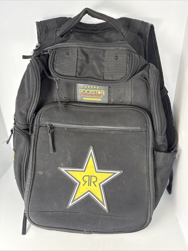 Rockstar Energy Drink Black Backpack