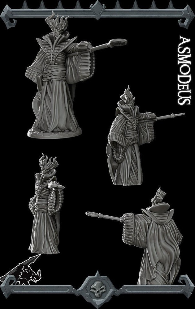 ASMODEUS - Miniature Model | All Sizes | Dungeons and Dragons | Pathfinder | War
