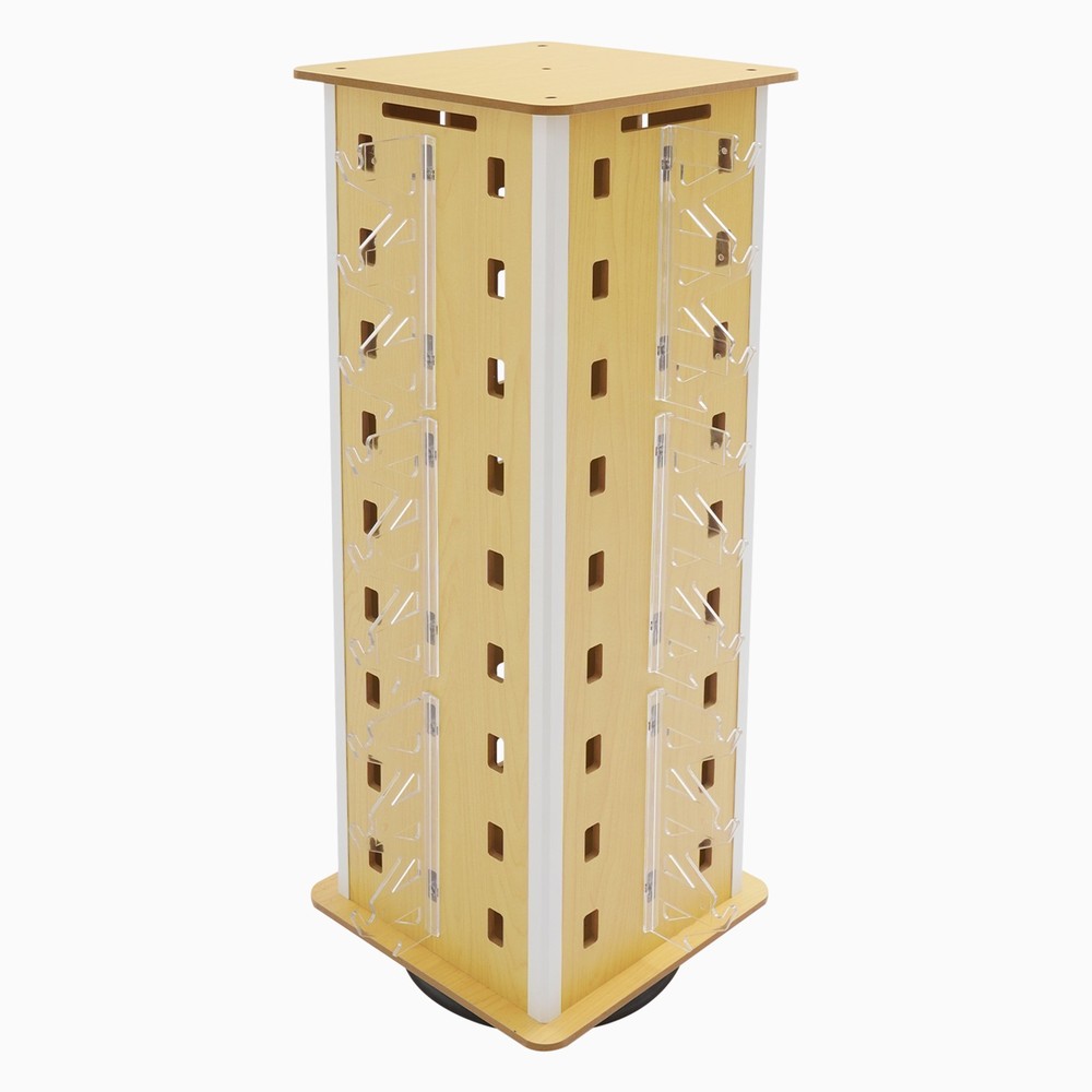 360°Rotating Sunglass Display Rack Square Eyeglass Organizer Holder Freestanding