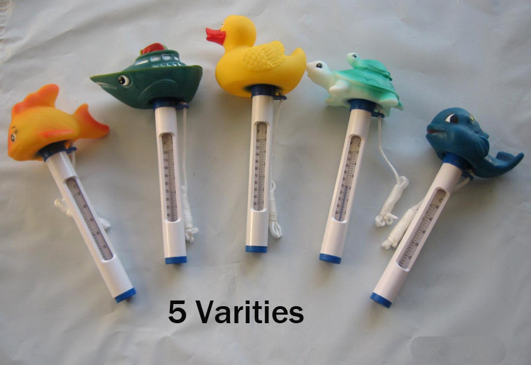 Pool Spa Hot tub Floating Animal Thermometer F/ C Display With 5 Varieties