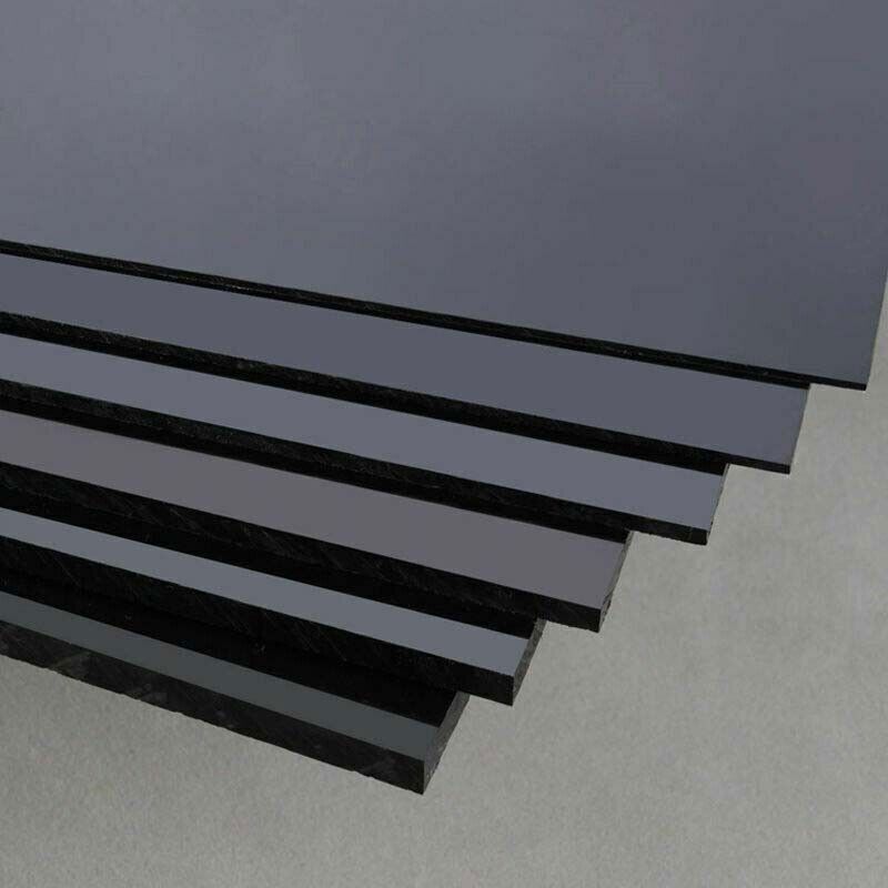 ABS Sheet Black / White Smooth Panel Acrylonitrile Butadiene Styrene Multi Sizes