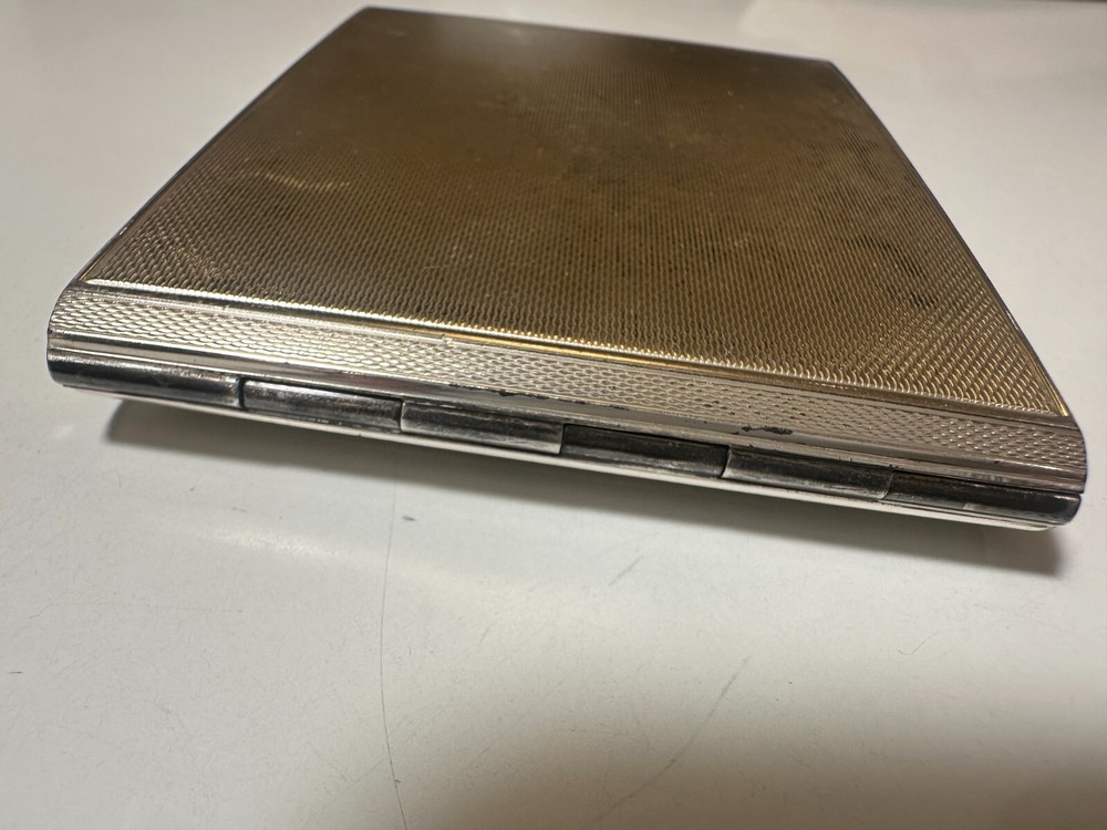 Vintage 835 Silver Cigarette Case Box~113 Grams