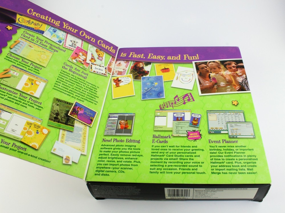 Hallmark Card Studio Deluxe 2003 Windows 98 XP Software