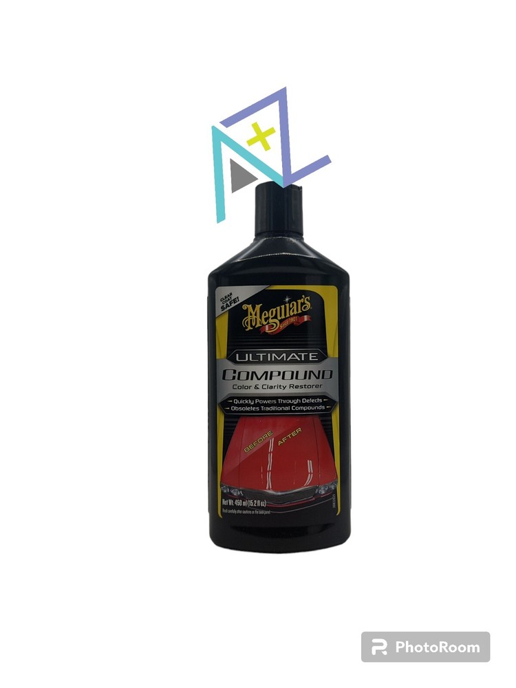 (2-Pack) Meguiar's Car ULTIMATE COMPOUND & POLISH Combo Waxing Glaze Max Gloss