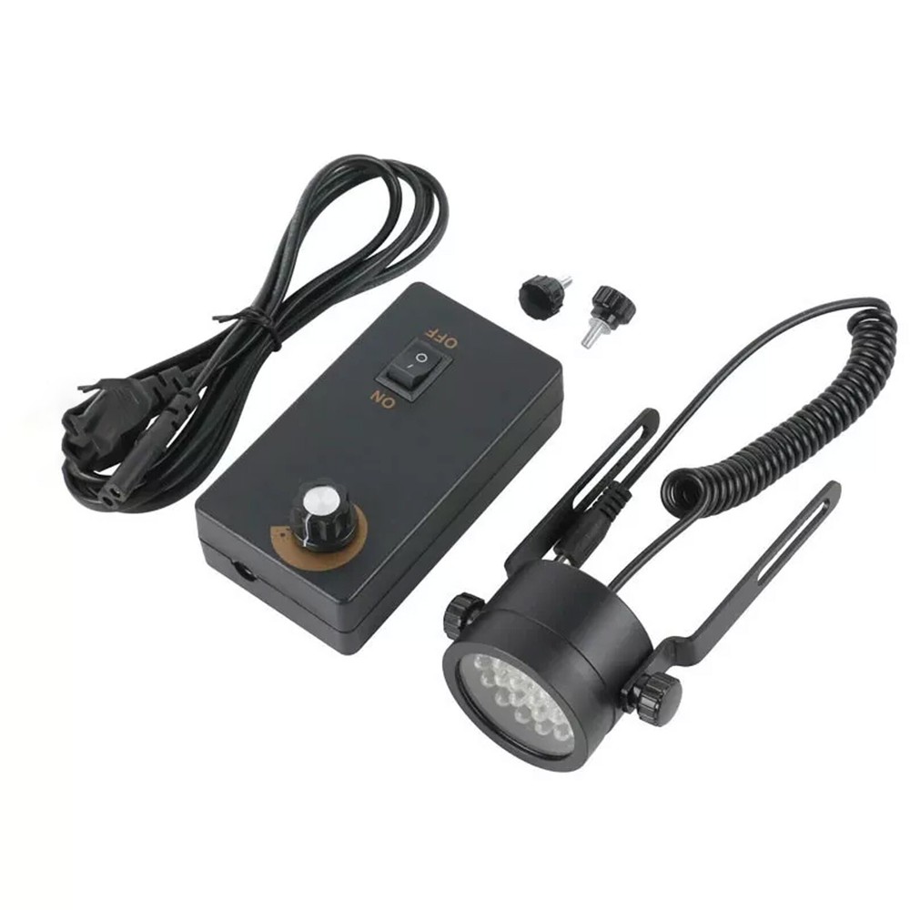 28LED Adjustable Angle Brightness Stereo Microscope Oblique Light Source 90-24o8