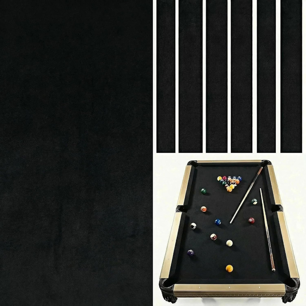 Professional Billiard Cloth Pool Table Felt Replacement Kit for Standard 9 Foot