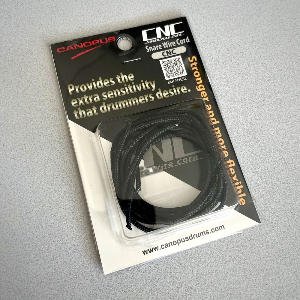 Canopus Snare Wire Cord String, Black 4pcs (CNC)