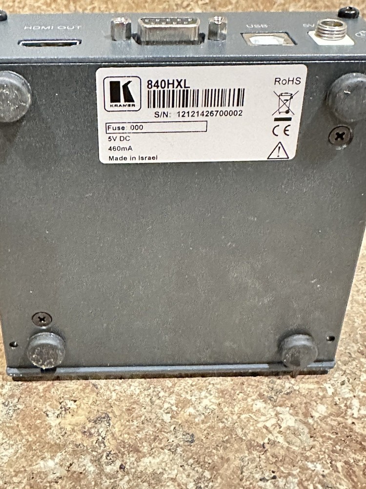 Kramer Multitools 840Hxl Pattern Generator