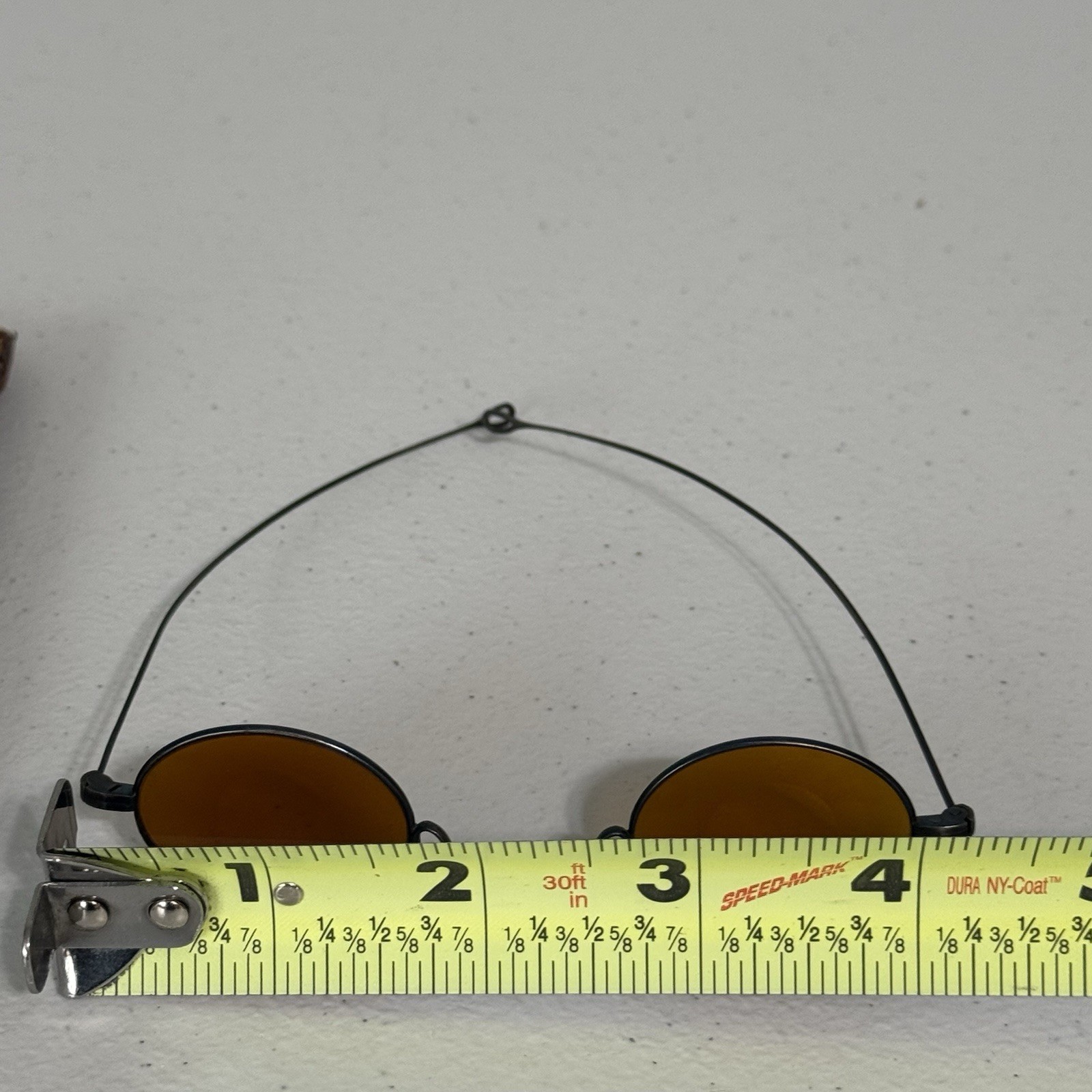 ORIGINAL PERIOD CIVIL WAR AMBER SHARPSHOOTER GLASSES WITH ORIGINAL CASE