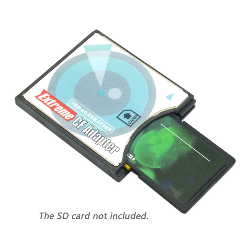 Memory Card Adapter SDXC to High-Speed Extreme Compact Flash CF Type