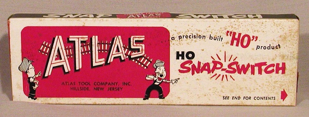 Vintage Atlas HO Scale Snap-Switch - Remote Control Left - #50