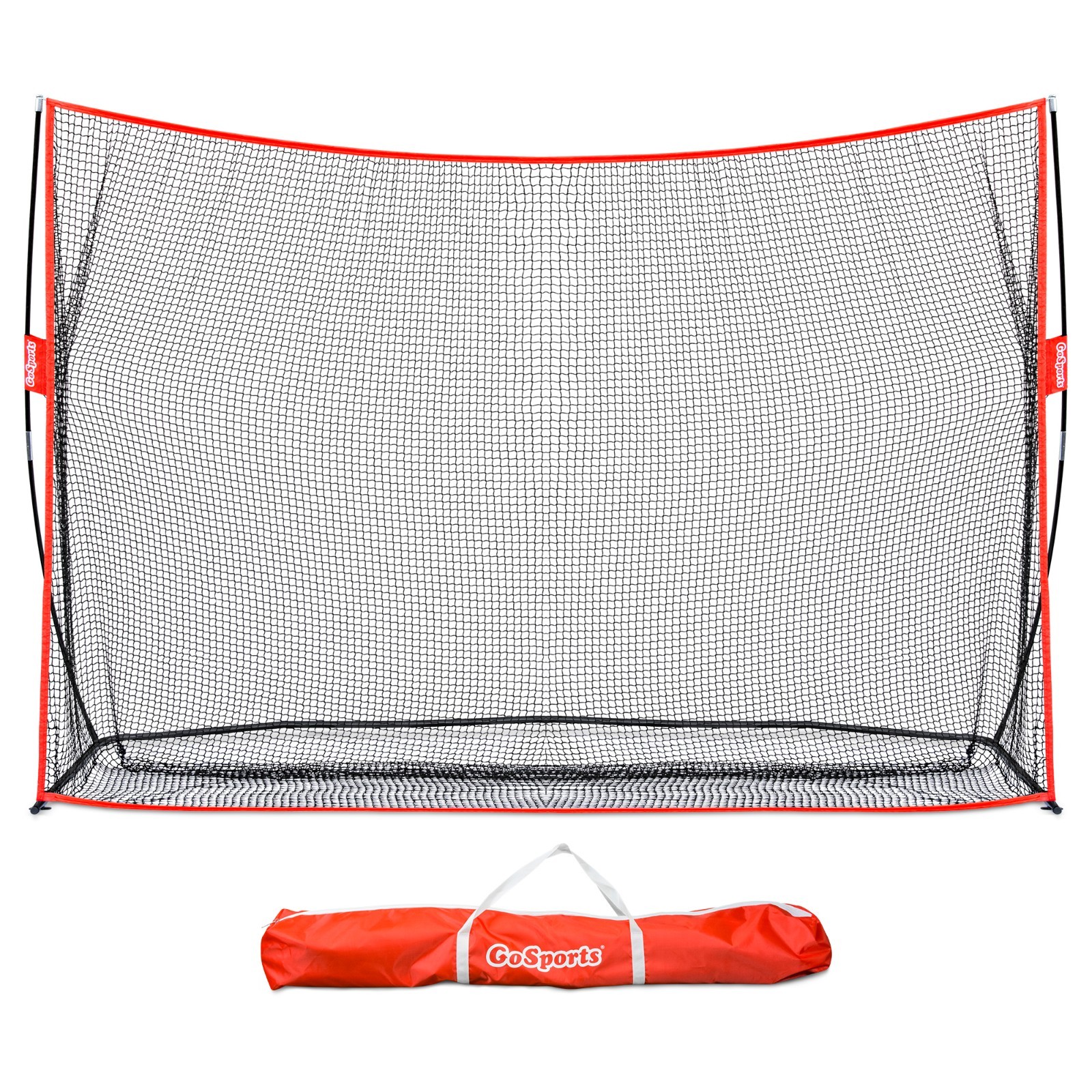 GoSports Golf Practice Hitting Training Net Huge 10' x 7' Indoor Outdoor Driving