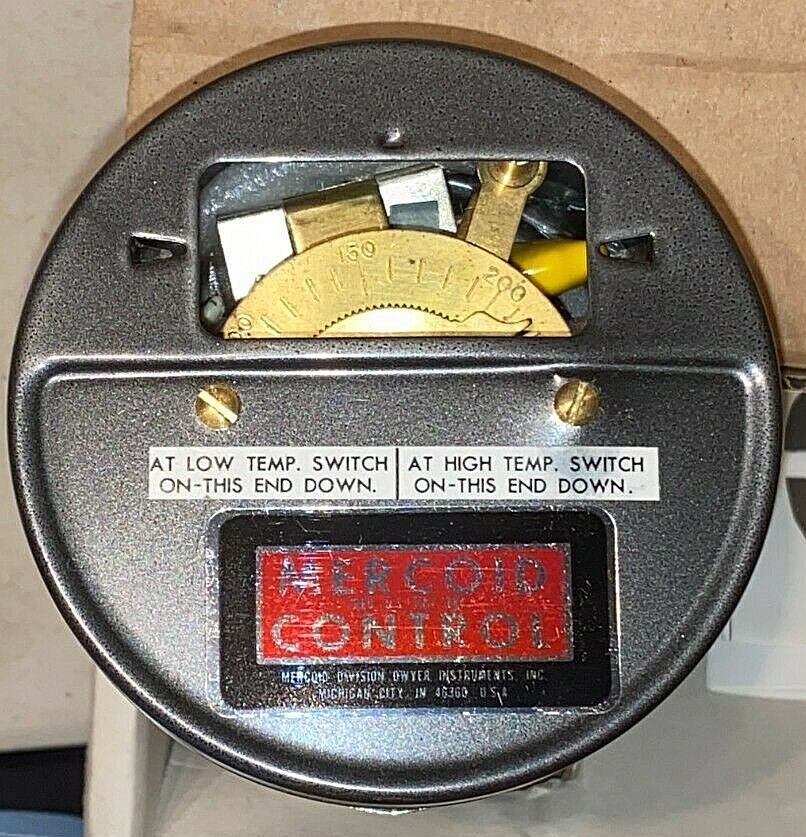 Mercoid Control FM-437SS-153-3510 Temperature Switch