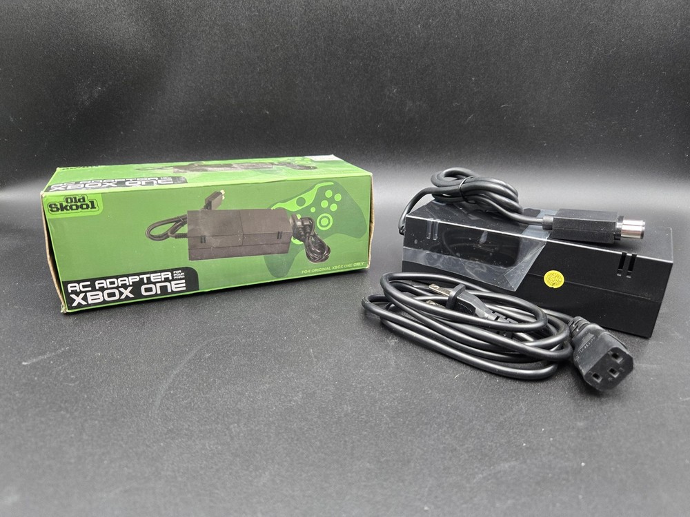 Old Skool Xbox One AC Adapter Microsoft Console Black OS-6350